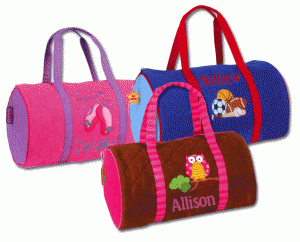 Quilted Duffle Bags for Kids